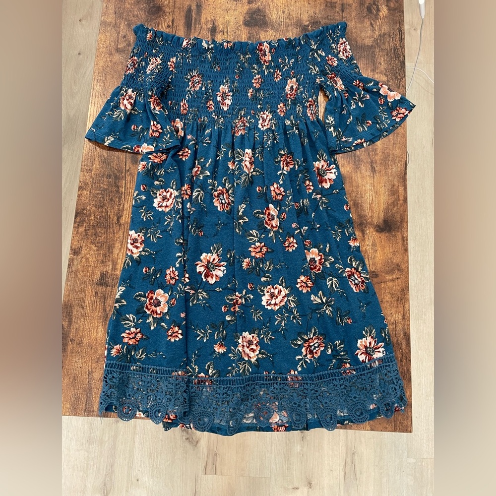 Blue Floral Dress